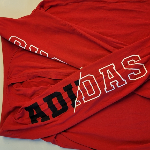 ADIDAS YOUTH Longsleeve Tee Hoodie Pullover Size Large (14/16) - Picture 4 of 10